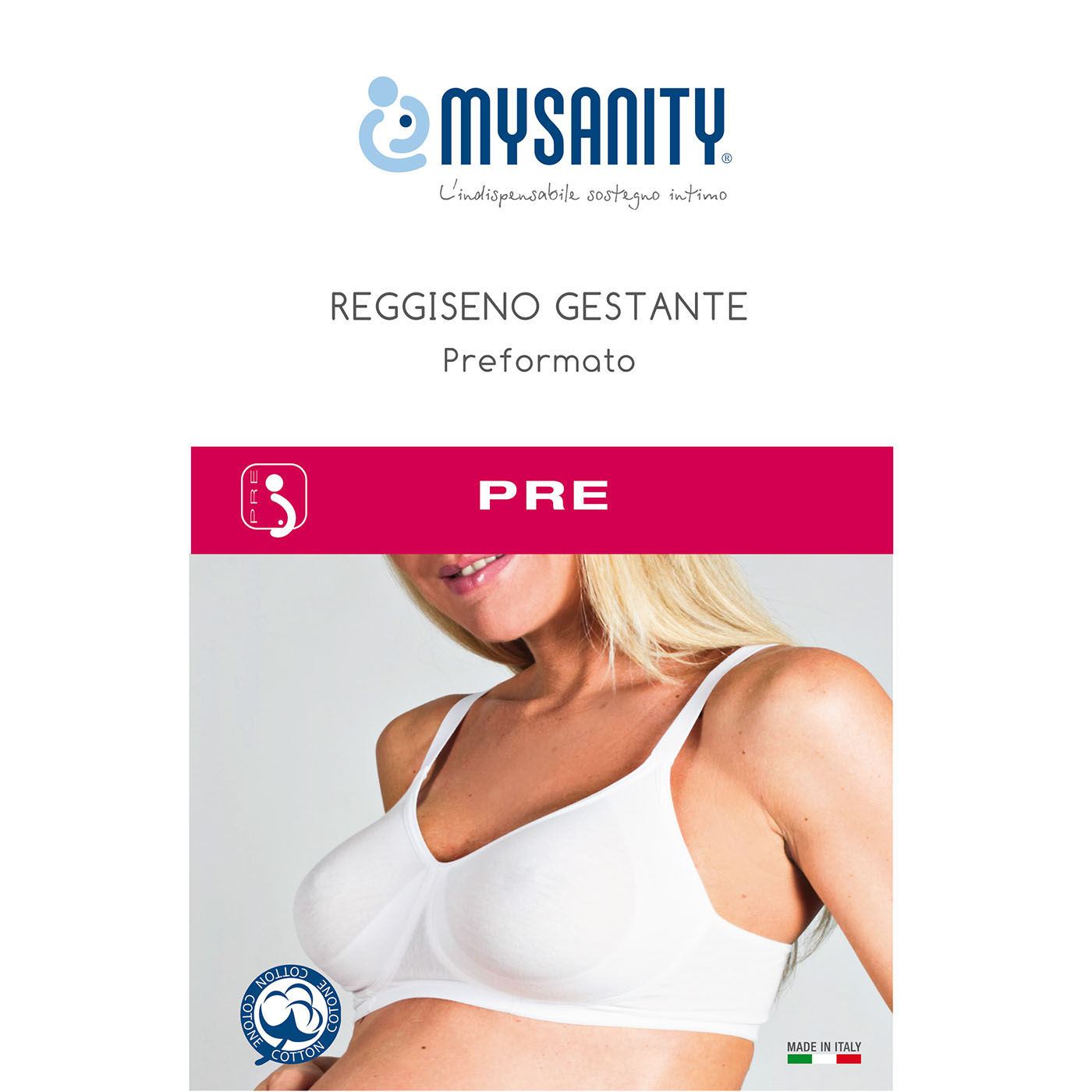 Golden Lady Reggiseno A Triangolo, Sujetador Mujer, Bianco