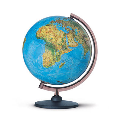 Mappamondo Marco Polo Diam.cm. 30 Altezza Cm.42 Luminoso