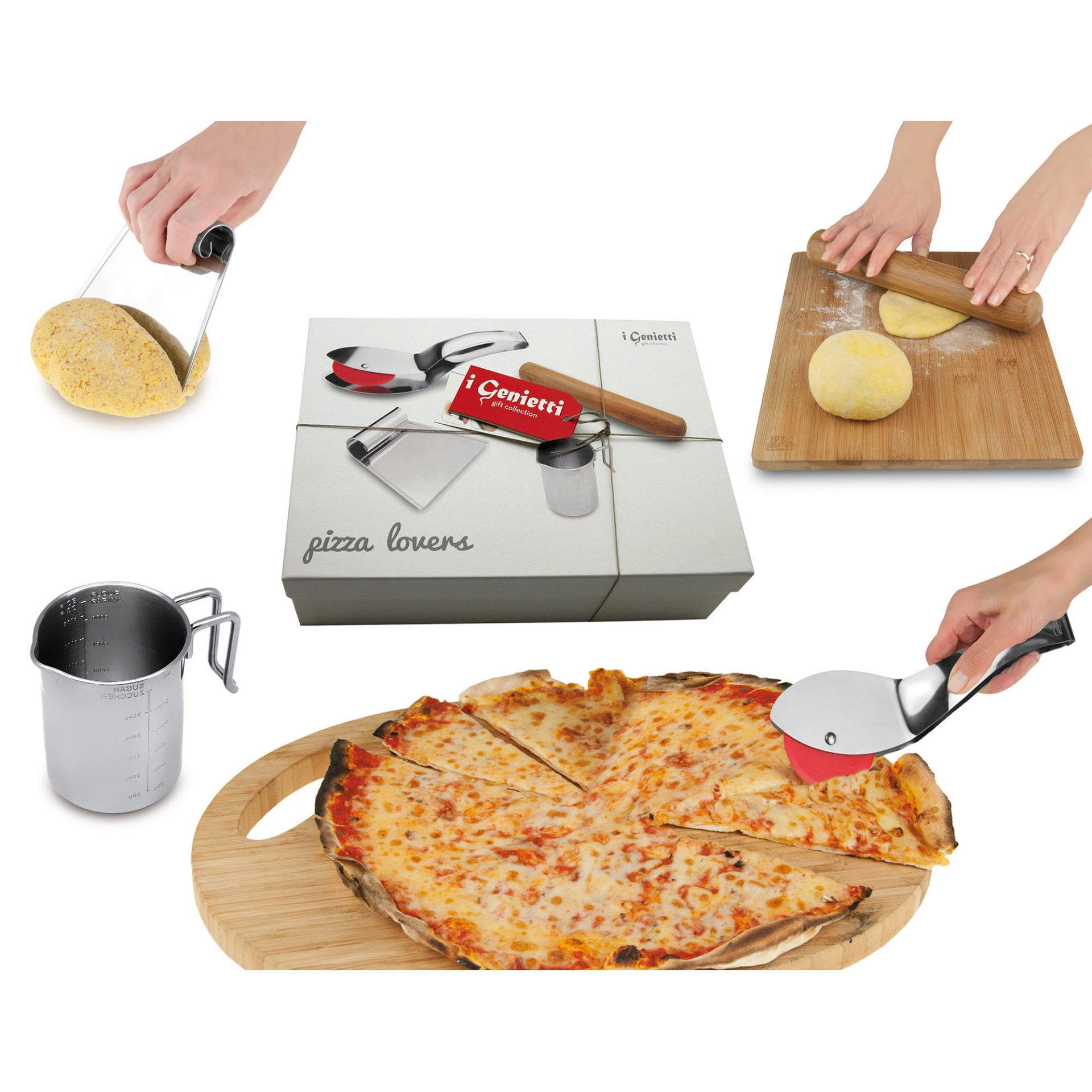 SET FORCHETTA E ROTELLA PIZZA 'ART&PIZZA
