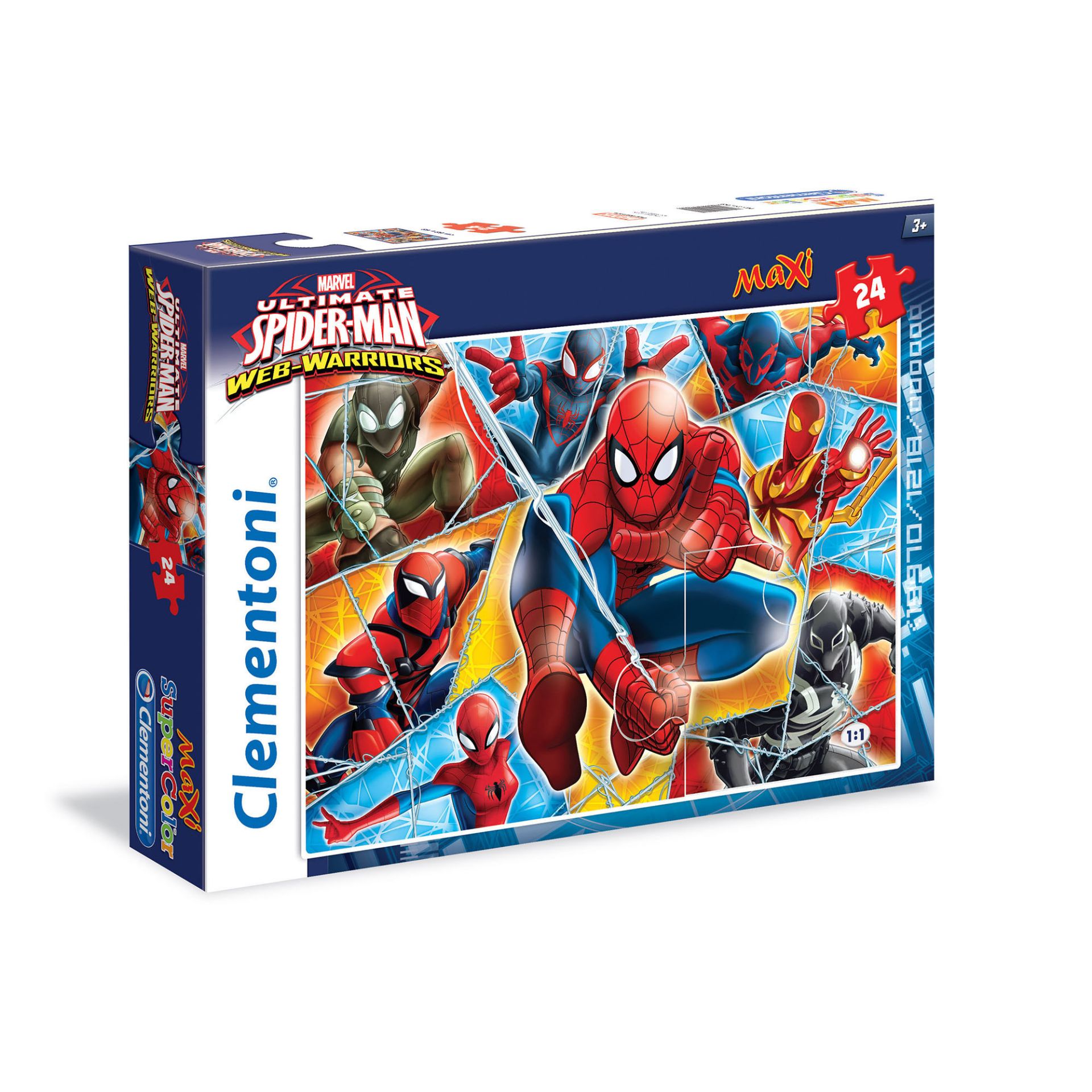 Paniate - Clementoni Puzzle 24 Maxi Spiderman, Web Warriors Clementoni ...