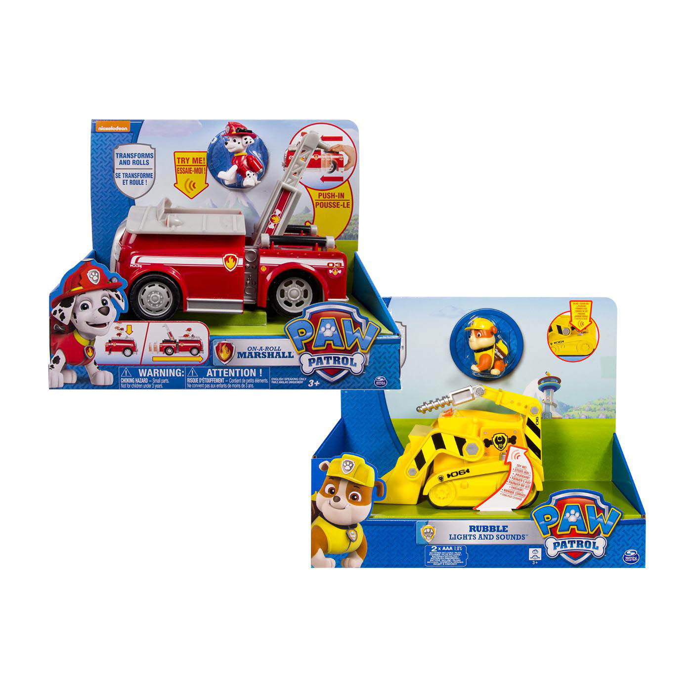 Paniate - Paw Patrol Veicoli Deluxe + Personaggio Spin Master in ...