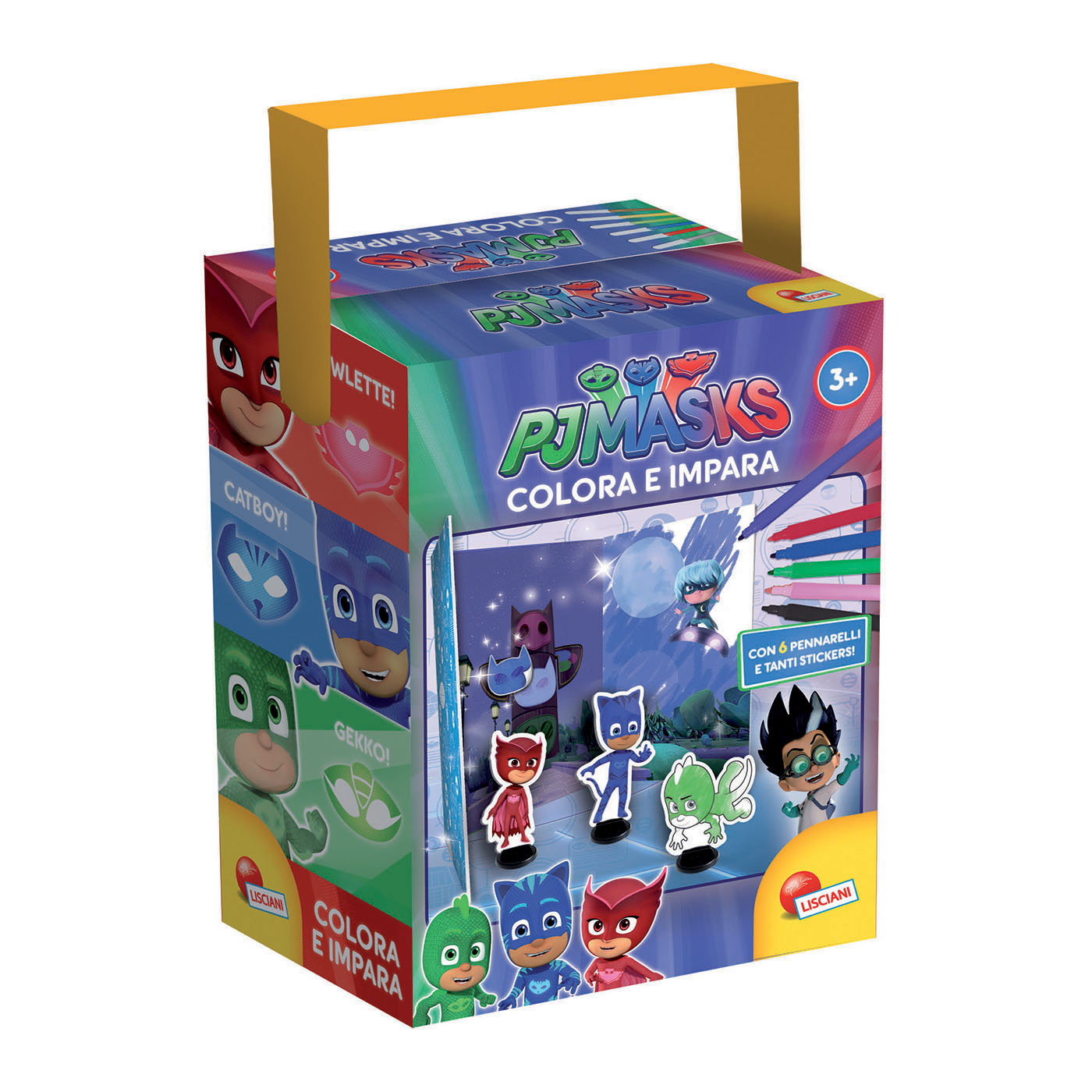 Paniate - Pj Masks Colora-Impara Fantastico Trio Lisciani Giochi in ...