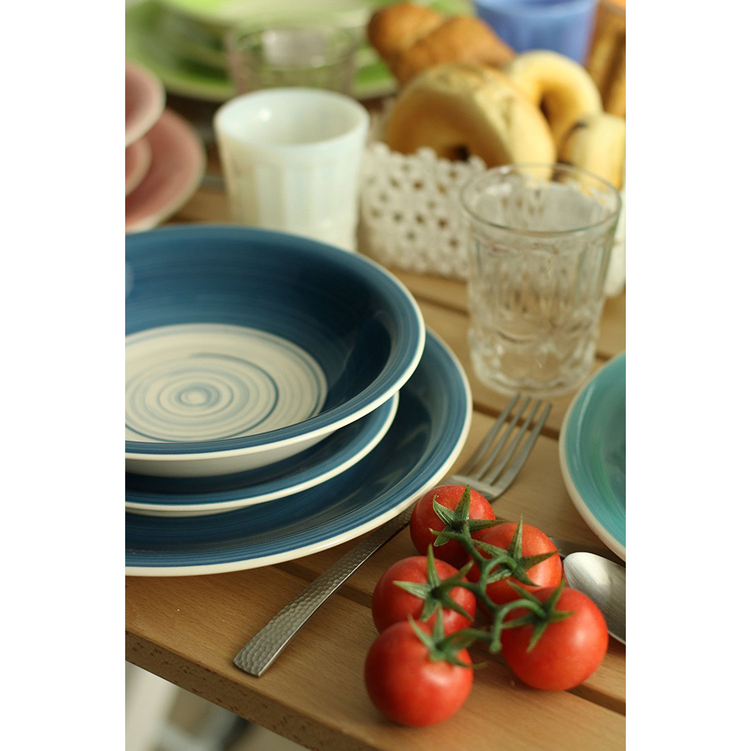 Piatti Instrument Set Paniate - Set Piatti Twister 18 Pz Villa d'Este in offerta da Paniate