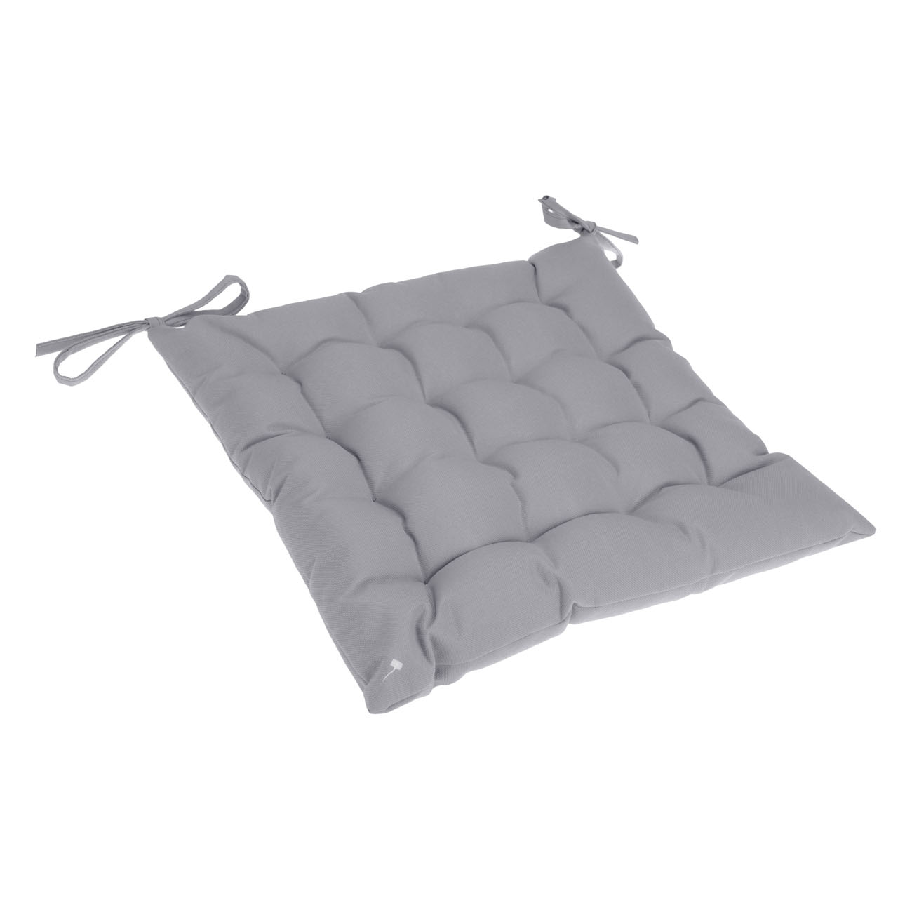 MotiveTech Elegante Cuscino per Sedia con Volant 40x40 Cm, Antiscivolo E Lavabile, per Cucina E Sala da Pranzo, Marrone