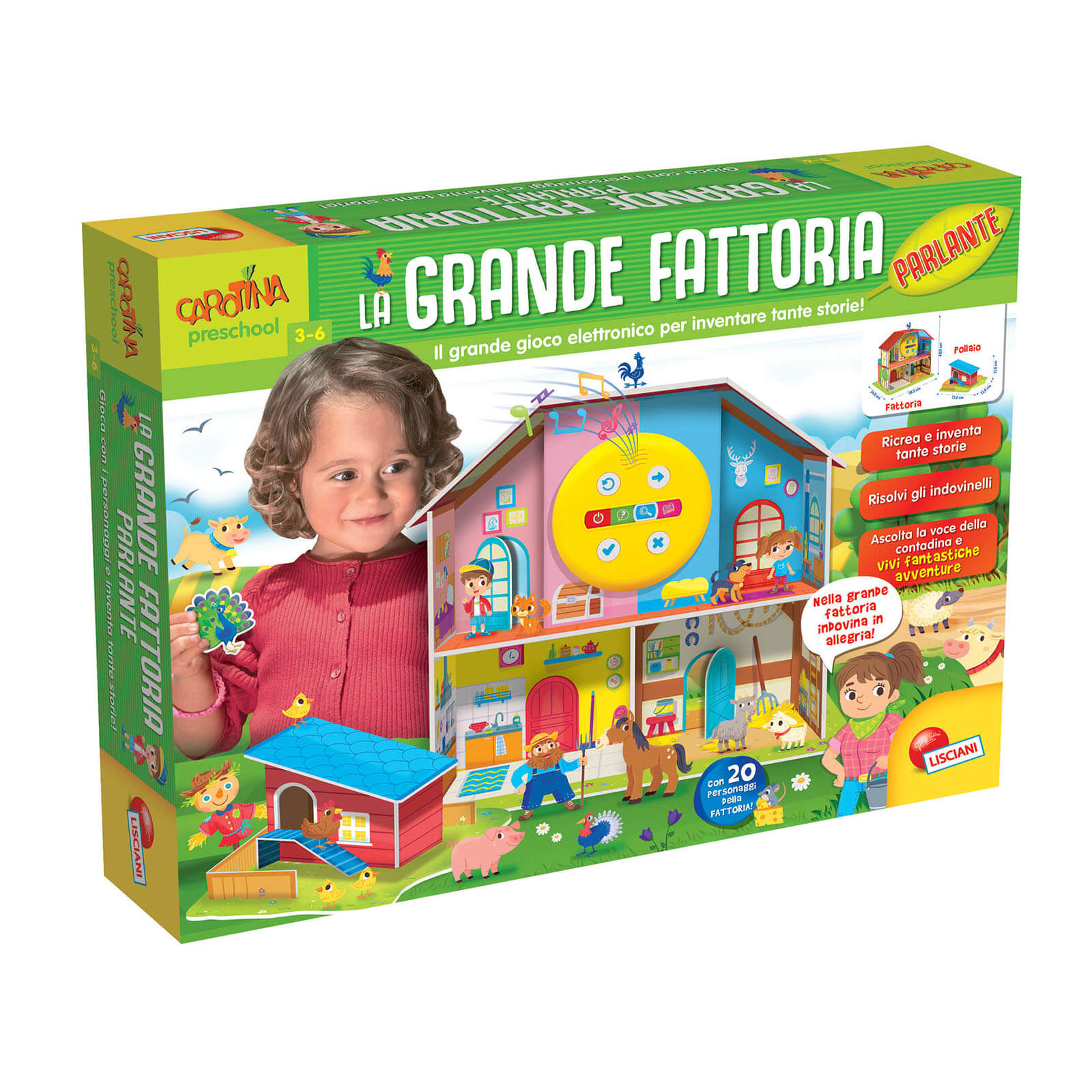 Paniate - Carotina La Grande Fattoria Parlante Lisciani Giochi in ...