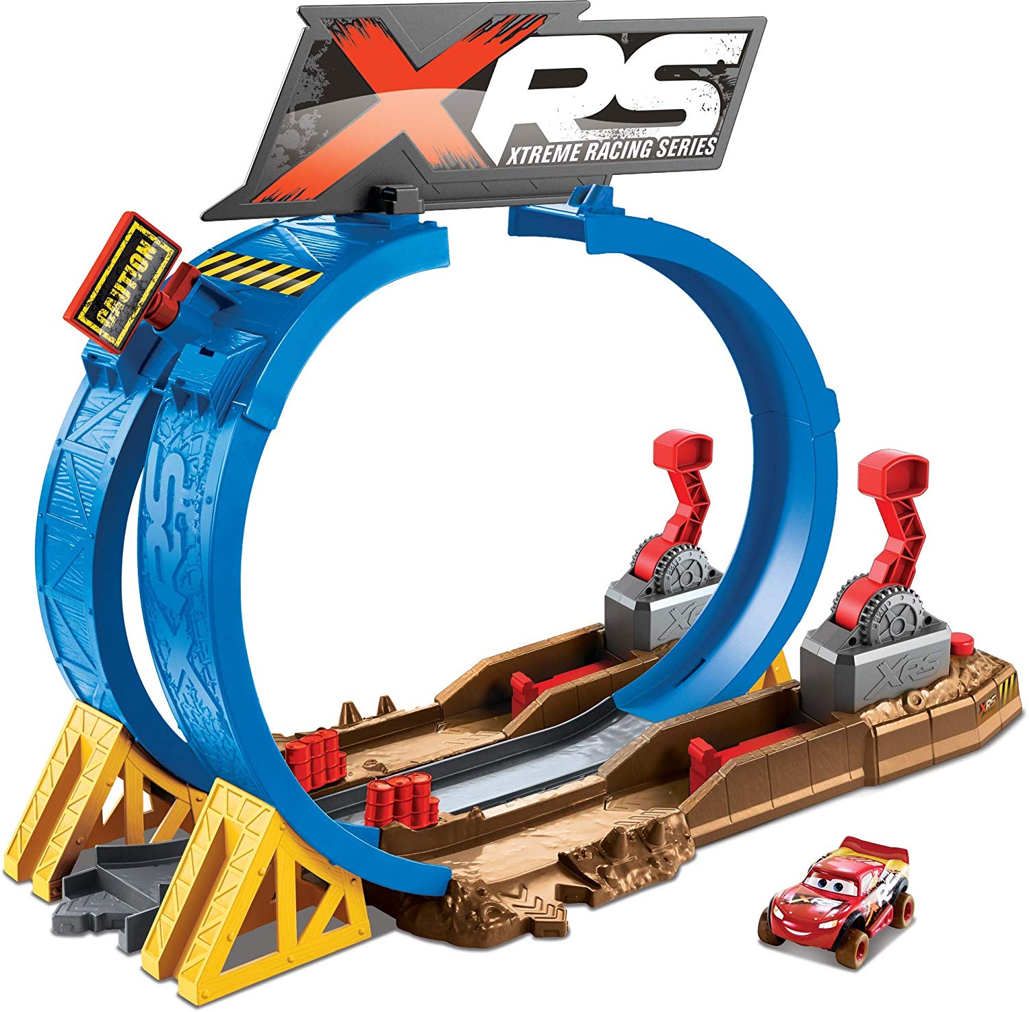 Pixar Cars – Slam Lancia Saetta McQueen, Confezione Doppia Scala 1:55 - 2