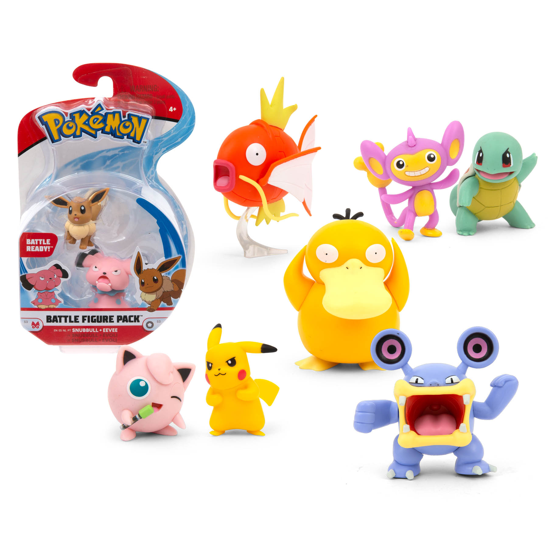 Giochi Preziosi Pokémon: Figure Eevee E Snubbull (5-7 Cm) - Acchiappali Tutti Per Avventure Epiche!
