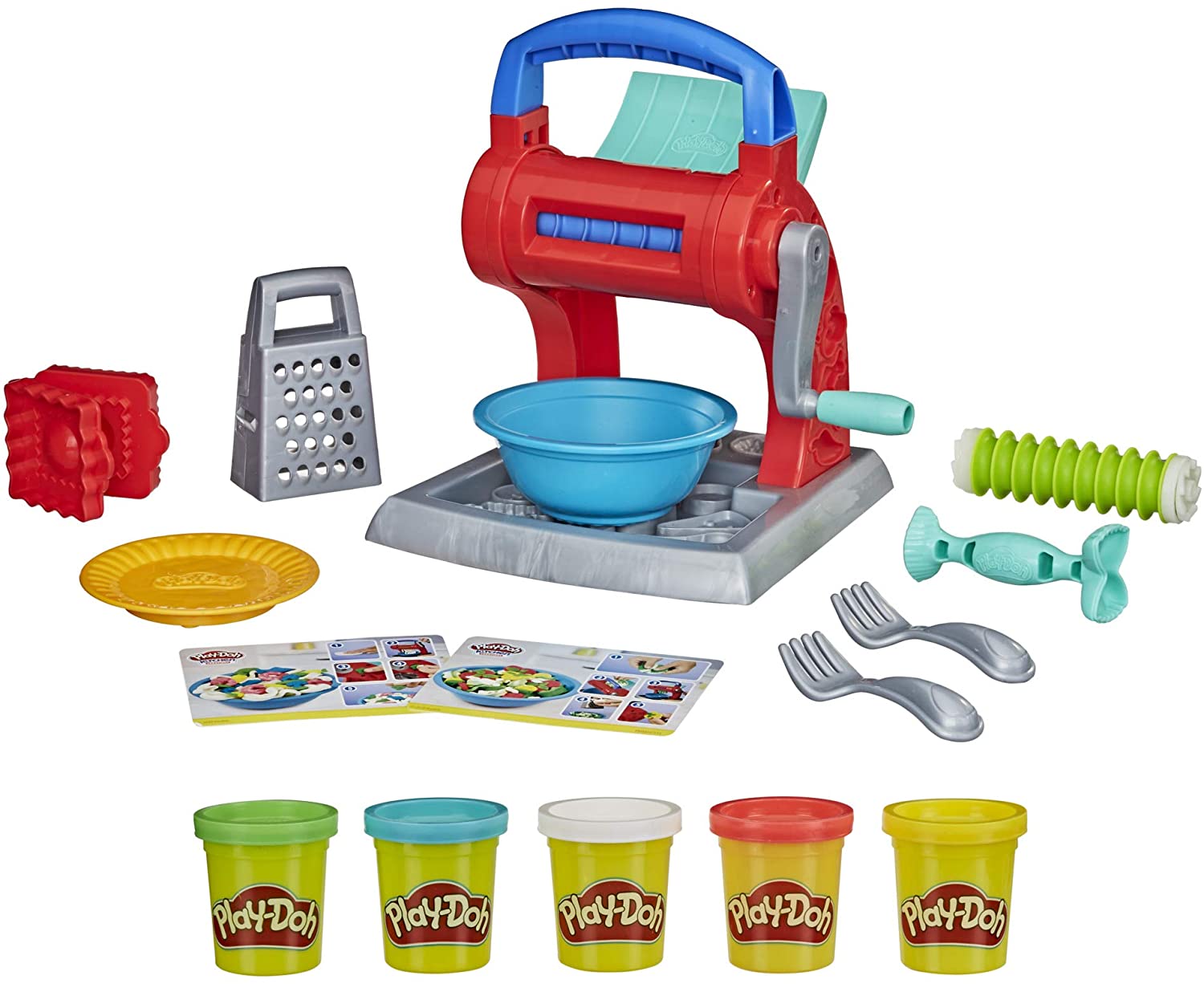 Set Pasta Da Gioco 25 Pezzi Con Accessori E Stampini Per Bambini - Morbida E Colorata - 3