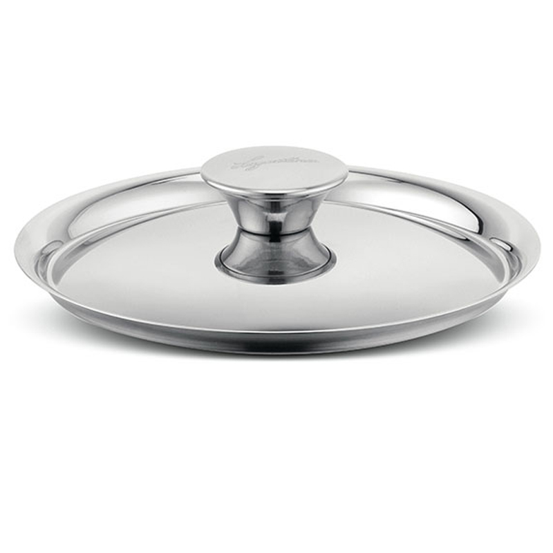 Lagostina Coperchio In Acciaio Inox 18 Cm – Deliziosa, Con Pomolo Centrale Serigrafato, Made In Italy