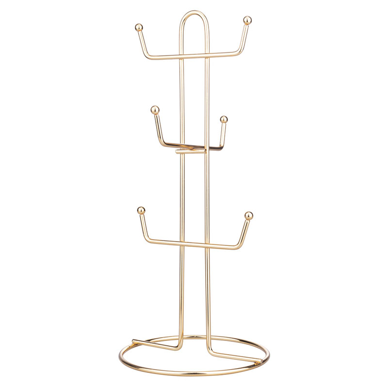 Retro Portatazze Supporto Per 6 Tazze Di Caffè, Acciaio Laccato Di Alta Qualita Swan Verde Swka1030gn 85346541