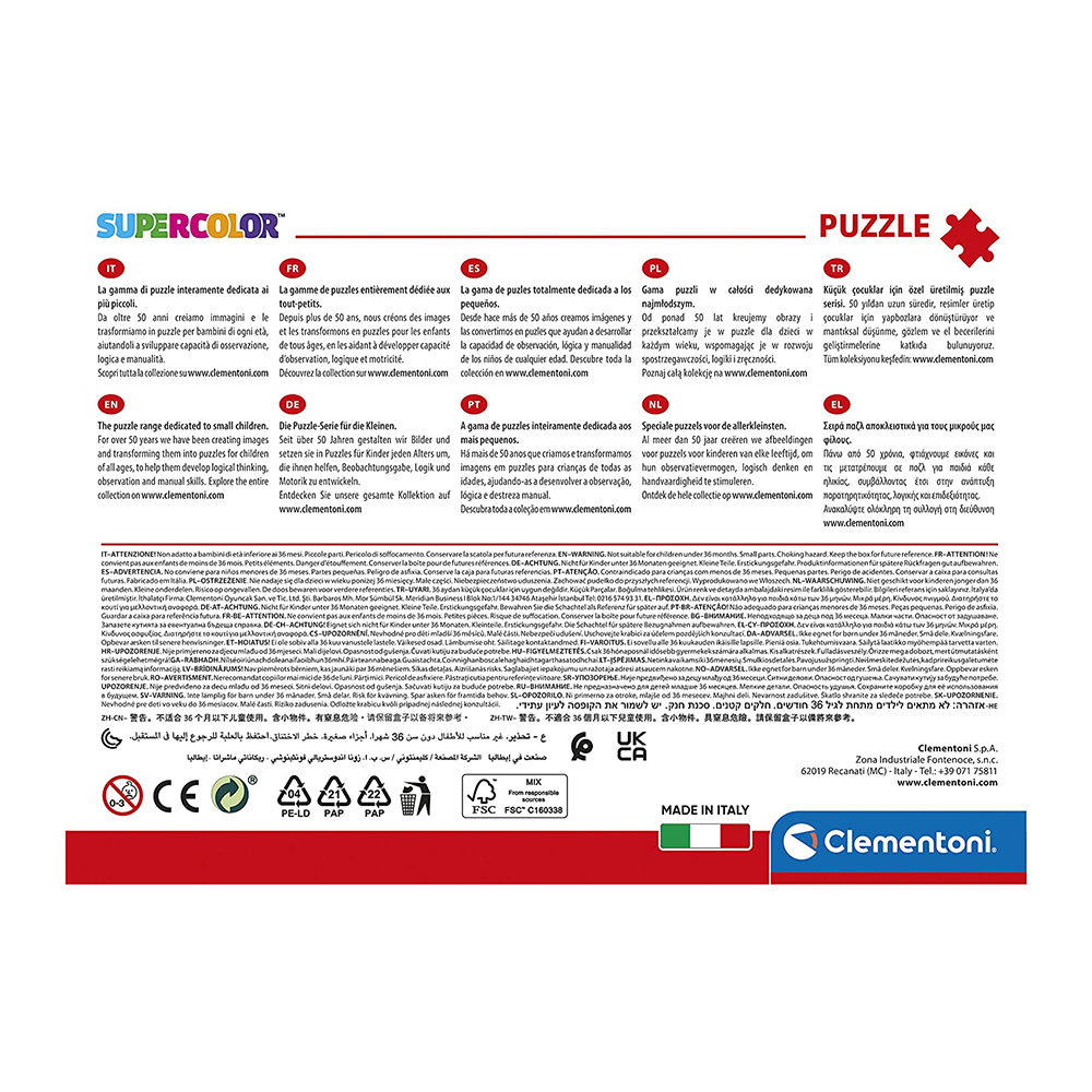 Paniate - Clementoni Supercolor Puzzle Marvel Avergers 60 pezzi