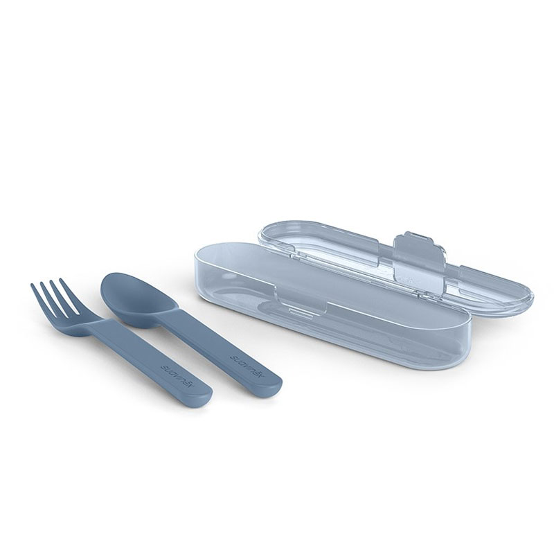 Set Suavinex Cucchiaio + Porta Cucchiaio + Bavaglino - Per Bambini Da 4 Mesi, Grigio - Foto 8