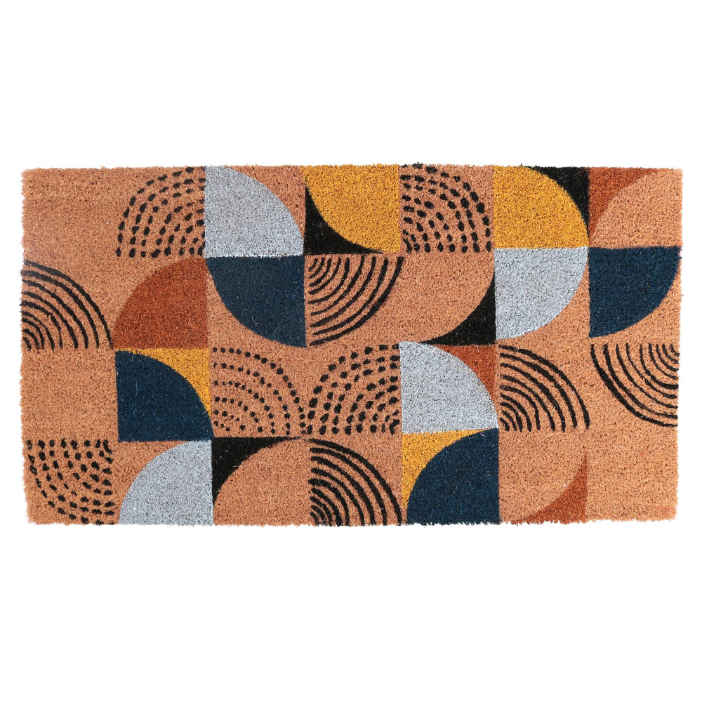 Zerbino Geo In Fibra Di Cocco PREMIER Housewares: 60x40 Cm, Design Moderno E Simpatico
