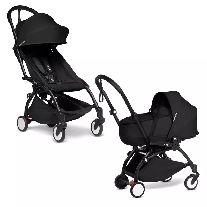 Paniate - Babyzen Duo Passeggino Yoyo2 Telaio Black con Navicella