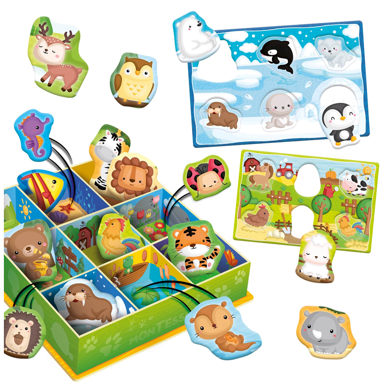 Montessori Baby - Puzzle Luna Park - Lisciani Giochi