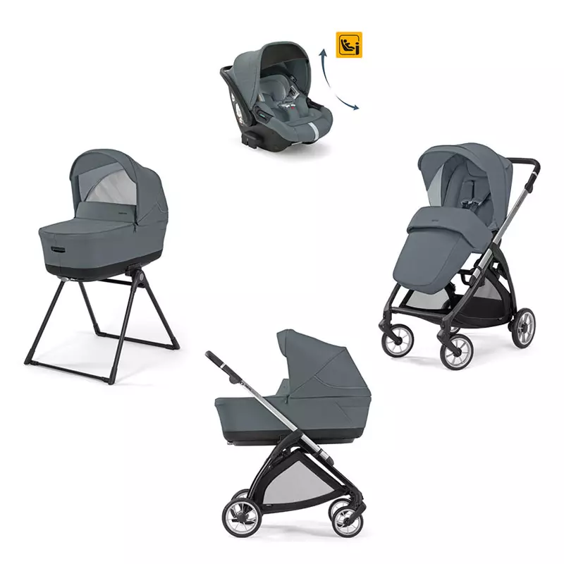Union Grey - Telaio Silver Black