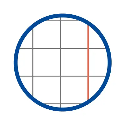 10F quadretti grandi con margine