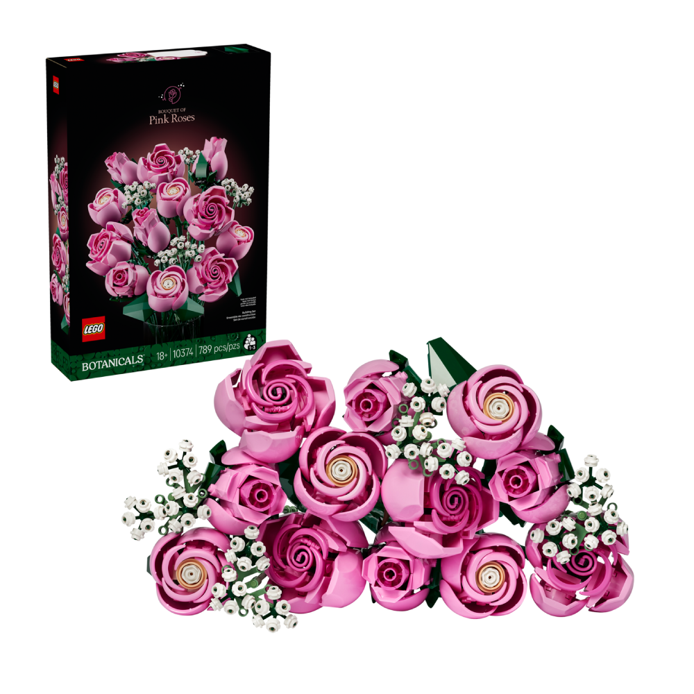 Fiori E Foglie In Zucchero Rosa - Confezione 16 Pezzi Per Decorazione Torte E Cupcake - 15 E 25 Mm