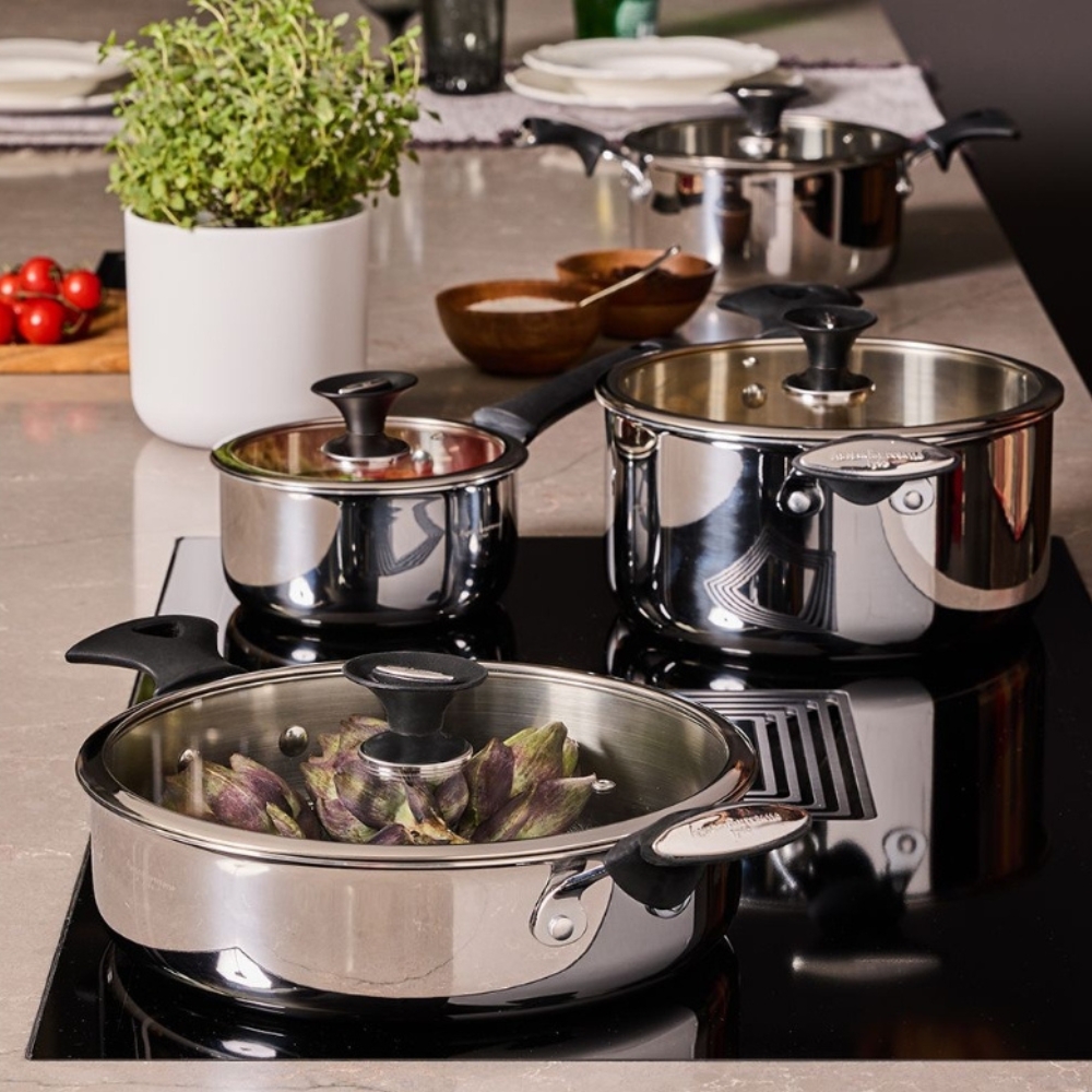 Zanetti Dolomiti Casseruola Antiaderente 24 Cm Con 2 Manici In Bakelite - Alluminio, Colore Rosso, PFOA Free