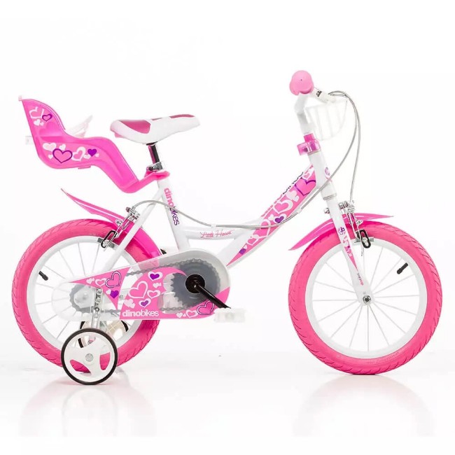 Paniate Dino Bikes Bicicletta Girl da 14 Pollici