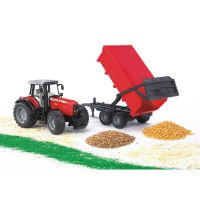 Immagine di Trattore Massey Ferguson con Rimorchio 02045 