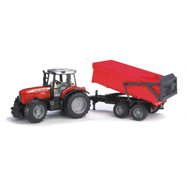 Immagine di Trattore Massey Ferguson con Rimorchio 02045 