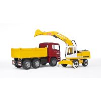 Immagine di Camion MAN TGA con Scavatrice Liebherr 