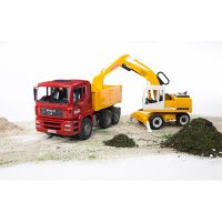 Immagine di Camion MAN TGA con Scavatrice Liebherr 