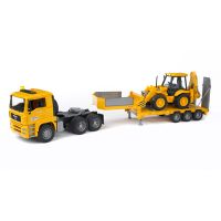 Immagine di Camion e Bilico MAN TGA con Scavatore JCB 4CX 