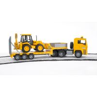 Immagine di Camion e Bilico MAN TGA con Scavatore JCB 4CX 