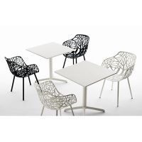 Immagine di Piano Tonik Quadrato 70x70cm Grigio Metallo 