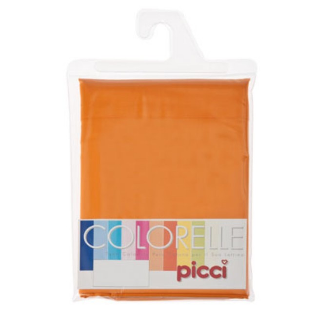 Immagine di Sopra Lenzuolo Culla Arancio 