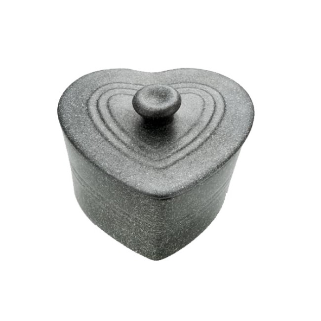 Immagine di Cocotte Cuore antiaderente Stoneware 