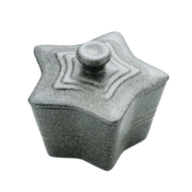 Immagine di Mini Cocotte a Stella in Stoneware con Coperchio Brandani - Ceramica Antiaderente