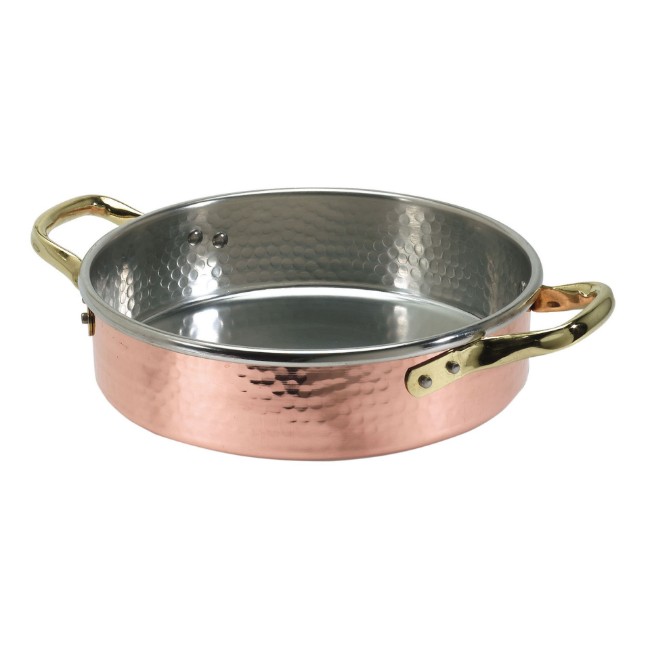 Immagine di Casseruola Bassa 2 Manici Rame Agriturismo 24cm 