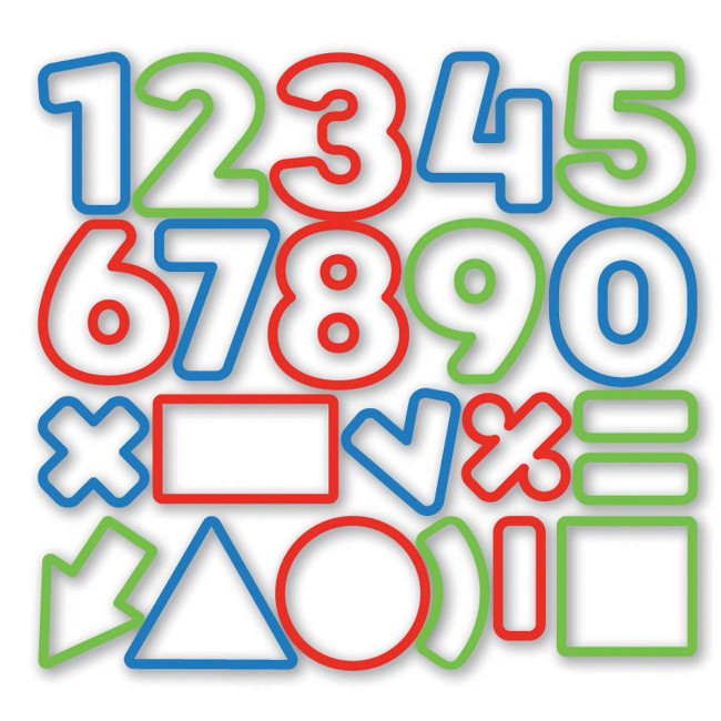 Immagine di Tagliabiscotti Numeri 21pz Delicia Kids 