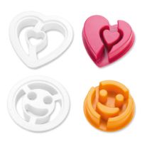 Immagine di Tagliapasta Multiuso Cuore e Smile Delicia Kids 