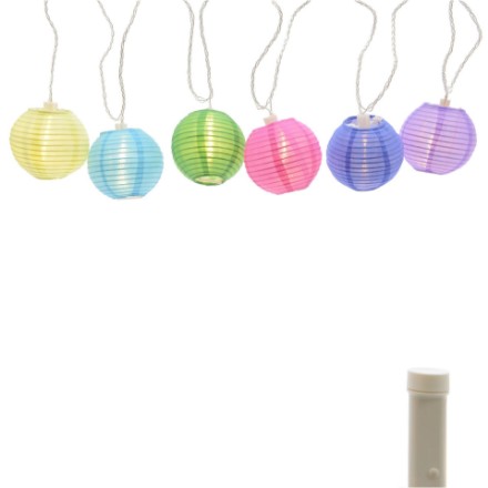 Immagine di Catena 20 Lanterne Led Colorate 