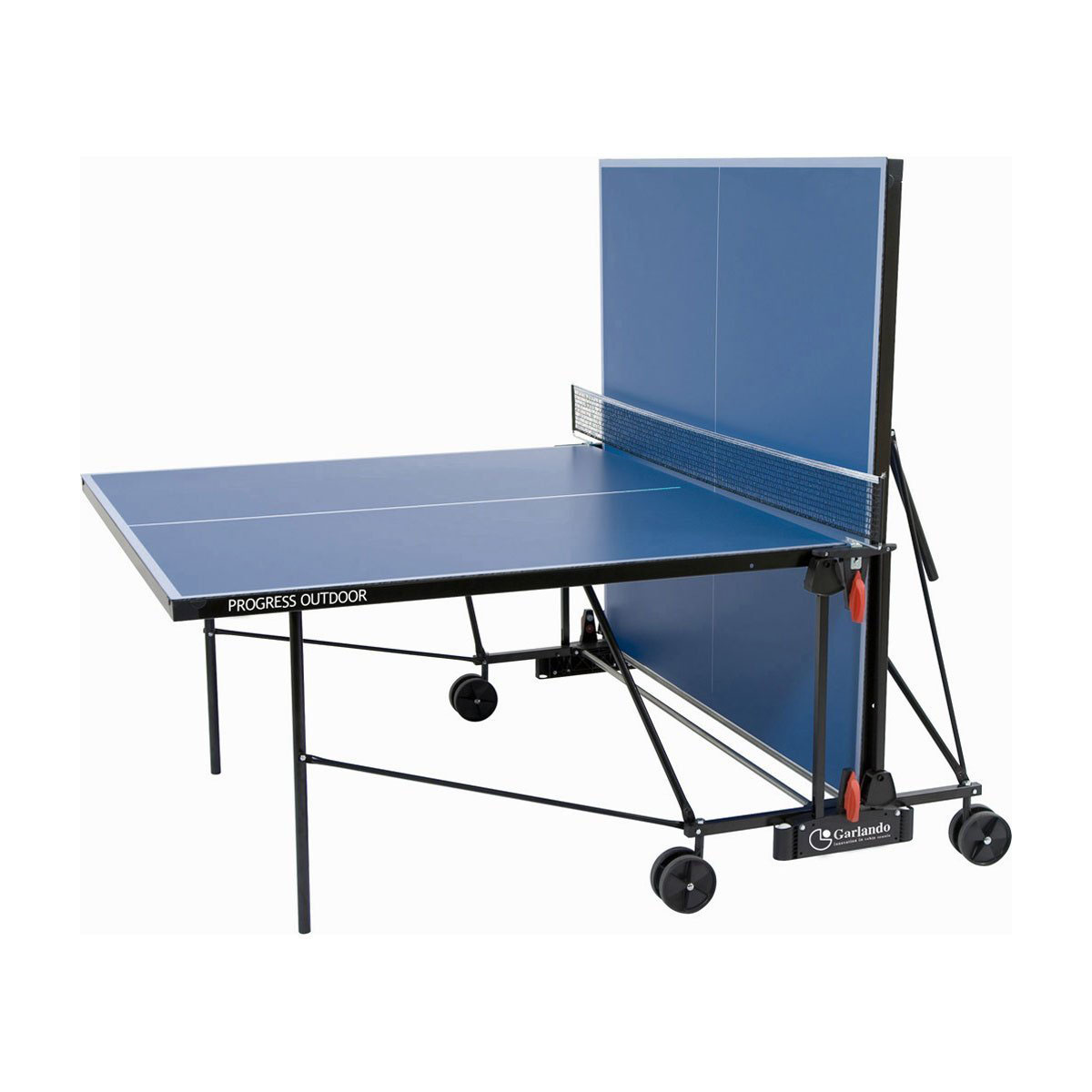 Tavolo Da Ping Pong Garlando Master Outdoor - Con Ruote, Blu, Per Esterno - Foto 4