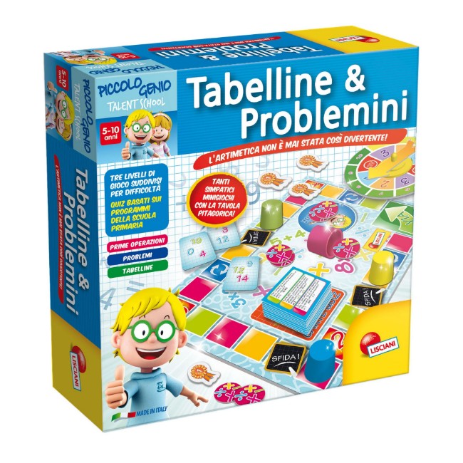 Immagine di Piccolo Genio Tabelline e Problemini 