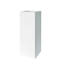 Immagine di Vaso Kube Tower 90cm Neutro + Kit Luce 
