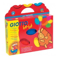 Immagine di Giotto Set Super Colori a Dita con 3 Barattoli da 100ml e Activity Book