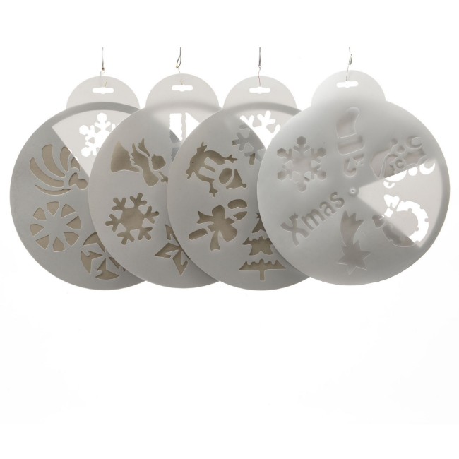 Immagine di Ruota Stencil Decori Natalizi