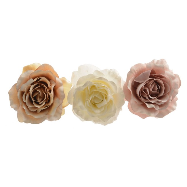 Immagine di Decorazione Rosa 14cm con Clip