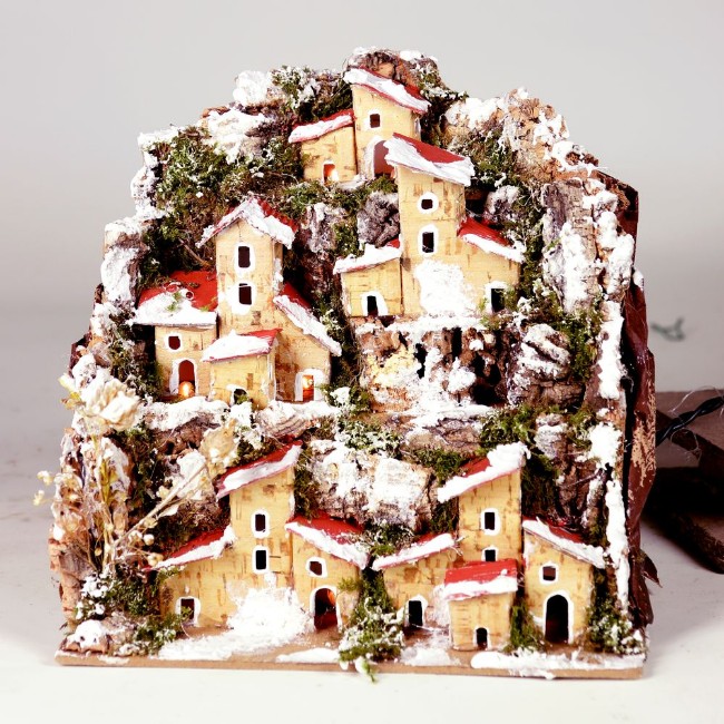 Immagine di Paesaggio Luminoso per Presepe 
