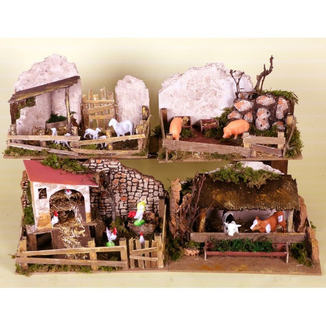 Immagine di Recinto con Animali per Presepe 