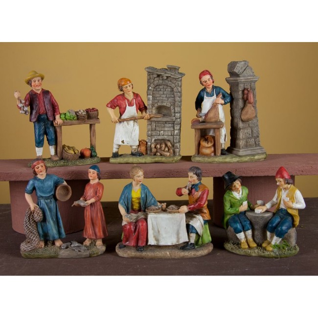 Immagine di Pastore per Presepe 10cm 