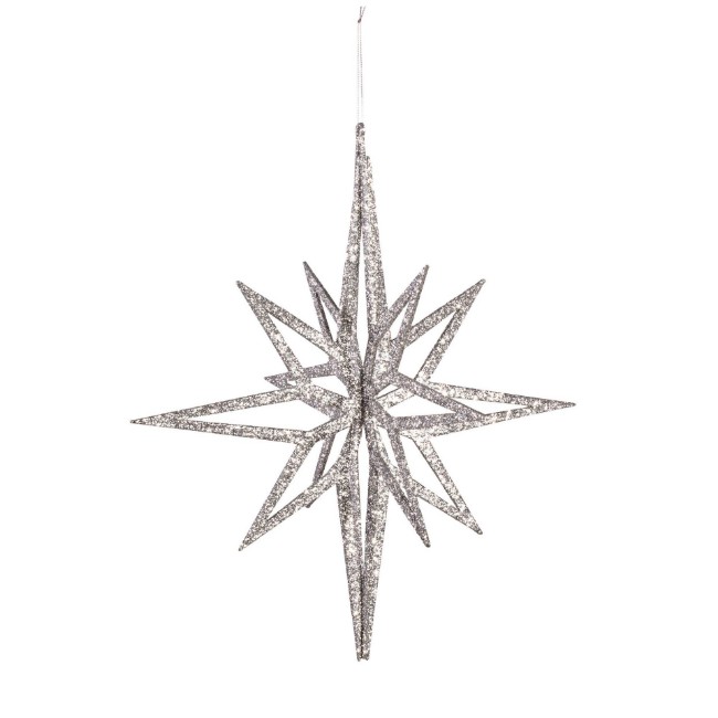 Immagine di Addobbo Natalizio Pendaglio Star 40cm