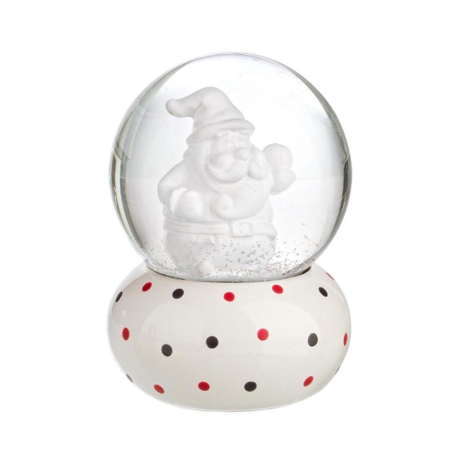 Immagine di Snowglobe - Palla di vetro con Neve Pois