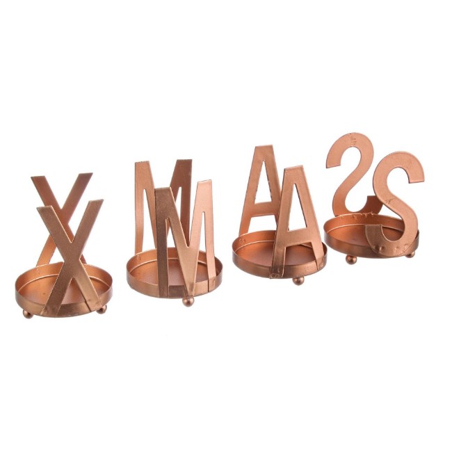 Immagine di Porta Candele XMAS in Rame